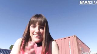 MAMACITAZ - Carol Vega Has Cutie Outside Screwed With Long Penis