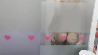 bitch having fun into the jacuzzi