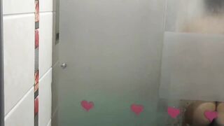 bitch having fun into the jacuzzi