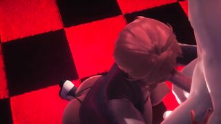 Animated 3D Uncensored - Elen Fellatio and Anal Vibrator