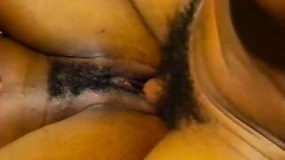 Sunbathing african don't want to miss any chance to nailed