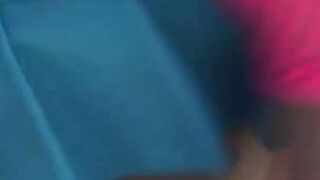 Dark Haired hot massage her twat while bro drills her booty