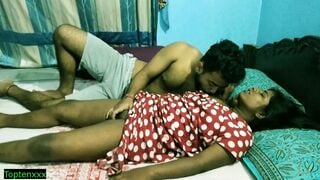 Tamil babe 19 yo romantic sex at hotel room with Hindi audio