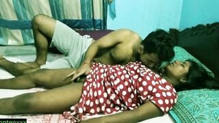 Tamil babe 19 yo romantic sex at hotel room with Hindi audio