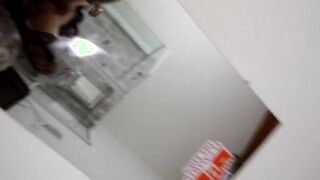 bodystocking hotwife 18 yo rides BBC inside the motel