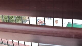 Stalker filmt junges Paar Outdoors beim Sex