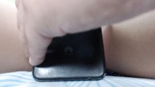 My step daughter wants to feel my cum on her boobs
