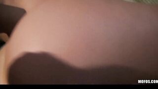 Cutie & vulgar college 19 year old chick pounded into gang-bang group sex at party