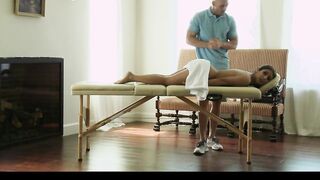 Hot Huge-tit Fiance Jynx Maze is Oiled up & Screwed by her Masseur