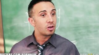 Slutty Huge-tit School Girl Brooklyn Chase is Seduced by her Prof