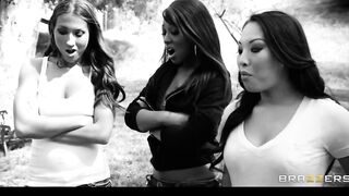 3 Dominant Penis Hungry Pornstars Share 1 Long-penis