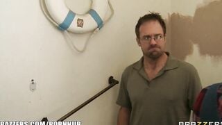 Slutty Dark Hair Wifey Ava Addams Fucks her Home Contractor