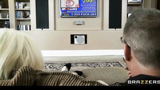 SEXY Curious Blonde Wifey Rhyse Richards Gets her Vagina Screwed Rough