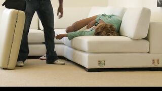 Irresistible Blond Mistress Krissy Lynn is Rubbed down and Banged