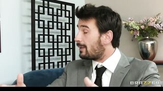 Hot Huge-tit Dark Hair Diana Prince Fucks her Financial Adviser