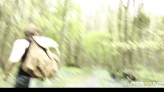 GODDESS & Lusty Warrior Woman Eloa Lombard Fucks a Hiker inside the Woods