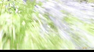 GODDESS & Lusty Warrior Woman Eloa Lombard Fucks a Hiker inside the Woods