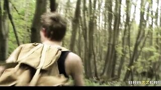 GODDESS & Lusty Warrior Woman Eloa Lombard Fucks a Hiker inside the Woods