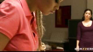 Dominant Huge-tit Wifey Bridgette B Fucks her Hispanic Maid Reena Sky
