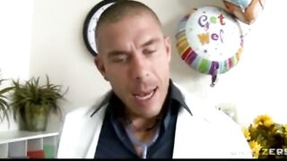 Vulgar Long-tit Dark Hair Hoe Patient Begs Doctor to Fucked her Snatch