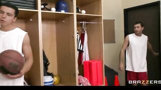 Slim Blonde Student Allie James is Fuck by a College Bro
