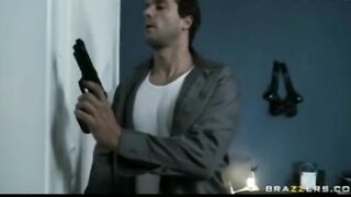 Long-tit Blonde Cheating Fiance Gets Naked then Butt Fucks Guard - Brazzers