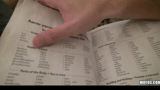 Lusty blond school girl Penny Pax takes study break & ride long-penis