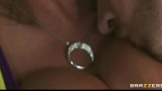 Turned On Huge-tit Dark Haired cougar Skank Blows & Fucks Long-penis to Orgasm