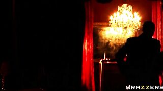 2 Crazy Hot Dark Haired Strippers Share a Long-penis into SEXY 3Some