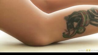 Incredibly BEAUTY Inked Dark Haired Christy Mack Oiled up for Anal