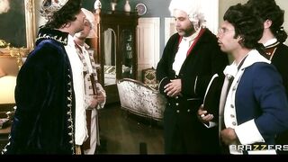 4 Victorian Age Call Girls Seduce their King in a CUTIE Sex Party