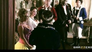 4 Victorian Age Call Girls Seduce their King in a CUTIE Sex Party