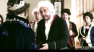 4 Victorian Age Call Girls Seduce their King in a CUTIE Sex Party