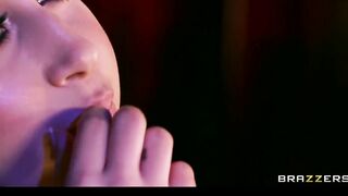 Bombshell Dark Hair Bartender Valerie Kay Loves to Boned her Customers