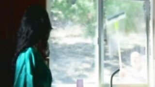HUGE TIT DARK HAIR mom PORNSTAR ANAL BANGED! BY WINDOW WASHER DUDE - Brazzers
