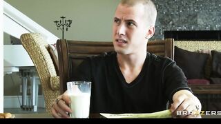 Slutty Big Tit milf Diana Prince Fucks her Son's College Recruiter