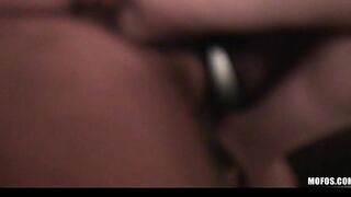 Slim perky-tit barely legal red-oral sex skank mistress fucks BF's long-cock