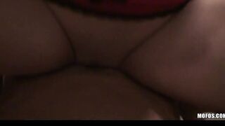Slim perky-tit barely legal red-oral sex skank mistress fucks BF's long-cock