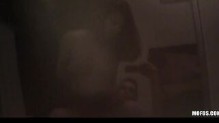 Slim perky-tit barely legal red-oral sex skank mistress fucks BF's long-cock