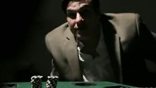 Vulgar Dark Hair Wifey into Underwear Fucks to Pay Hubby's Poker Debt