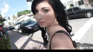 Vulgar huge-booty dark hair Hispanic eighteen gf fucks bf's long-cock
