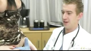 Hottie Big Boobed Patient Anastasia Brill is Pounded Anally by her Doctor