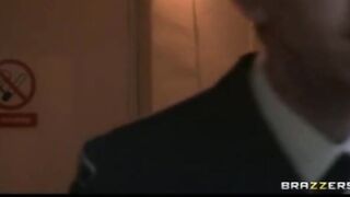 Beauty Dark Hair British Spy Stacey Lacey is Caught & Plowed by Cop