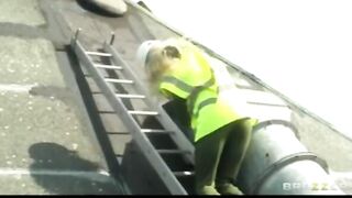 Beauty Dark Hair British Spy Stacey Lacey is Caught & Plowed by Cop