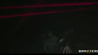 Beauty Dark Hair British Spy Stacey Lacey is Caught & Plowed by Cop
