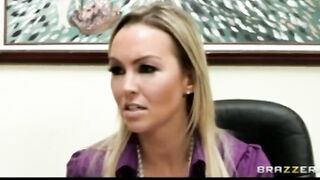 Freaky Huge-tit Blonde Office-bimbo Pornstar Abbey Brooks Fucks Penis