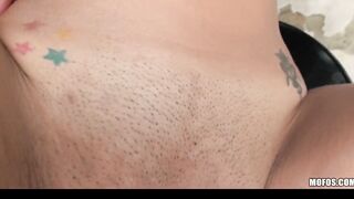 Freaky huge-booty Hispanic thot gf fucks rough cock inside soak cunt