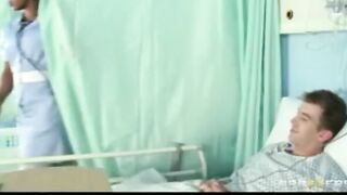 Hot Ebony Nurse Blows & Fucks Sex Addict DannyD's Long-cock into Hospital