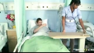 Hot Ebony Nurse Blows & Fucks Sex Addict DannyD's Long-cock into Hospital