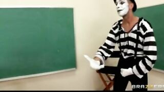Long-tit Dark Hair School Girl 18 Hoe Fucks Professor's Penis into Class